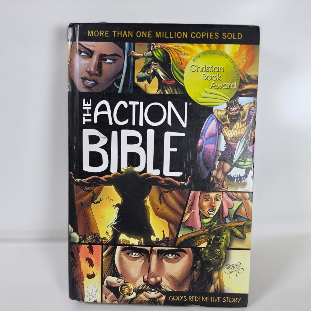 The Action‎ Bible Gods Redemptive Story Hardcover Graphic Novel Sergio Cariello